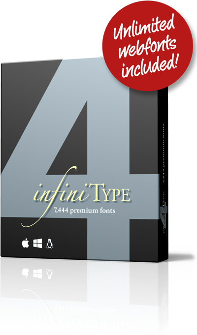 infiniType 4: 7,444 premium fonts